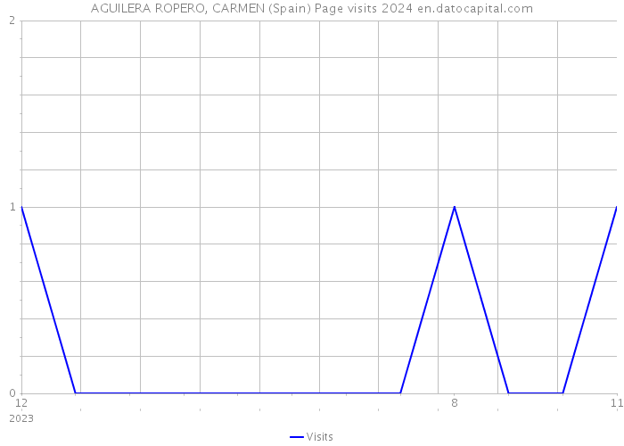 AGUILERA ROPERO, CARMEN (Spain) Page visits 2024 