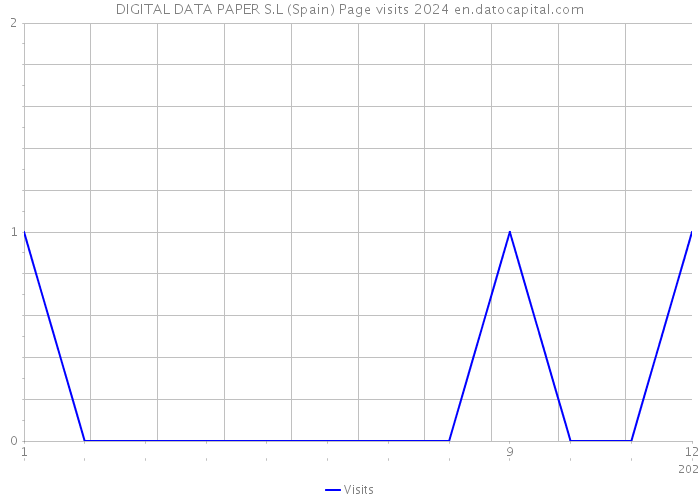 DIGITAL DATA PAPER S.L (Spain) Page visits 2024 