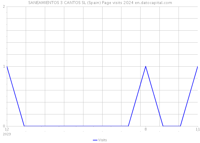 SANEAMIENTOS 3 CANTOS SL (Spain) Page visits 2024 