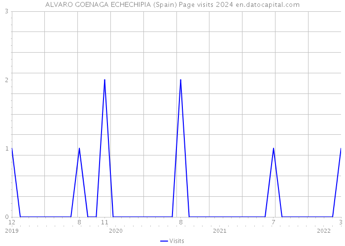 ALVARO GOENAGA ECHECHIPIA (Spain) Page visits 2024 