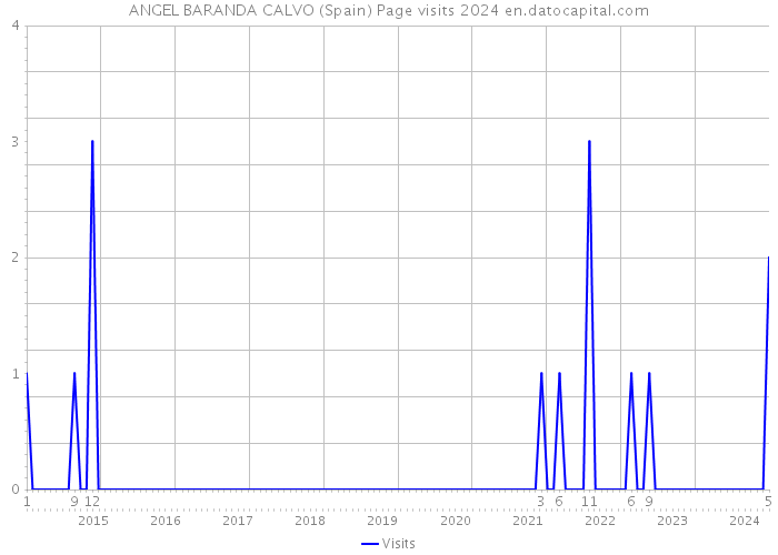 ANGEL BARANDA CALVO (Spain) Page visits 2024 