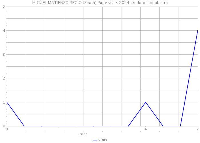 MIGUEL MATIENZO RECIO (Spain) Page visits 2024 