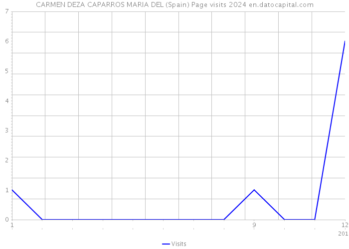 CARMEN DEZA CAPARROS MARIA DEL (Spain) Page visits 2024 