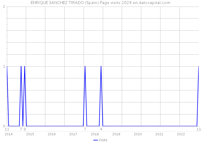 ENRIQUE SANCHEZ TIRADO (Spain) Page visits 2024 