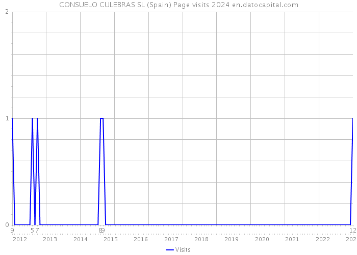 CONSUELO CULEBRAS SL (Spain) Page visits 2024 