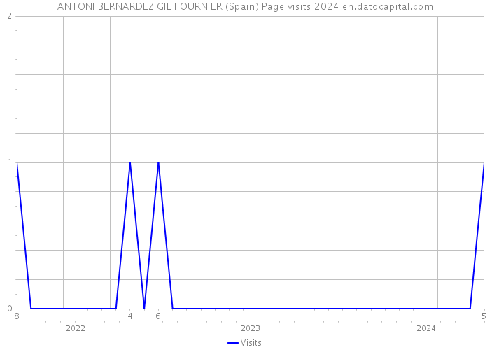 ANTONI BERNARDEZ GIL FOURNIER (Spain) Page visits 2024 