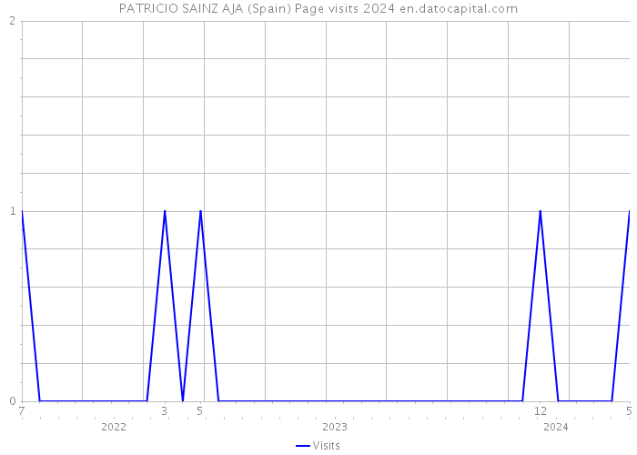 PATRICIO SAINZ AJA (Spain) Page visits 2024 