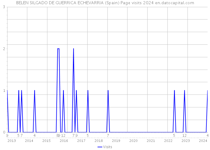 BELEN SILGADO DE GUERRICA ECHEVARRIA (Spain) Page visits 2024 