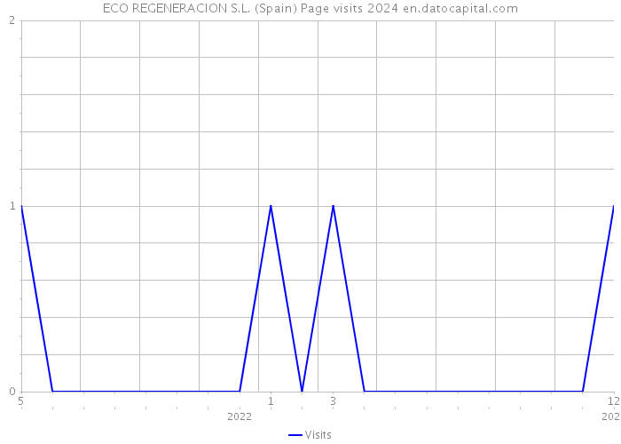 ECO REGENERACION S.L. (Spain) Page visits 2024 