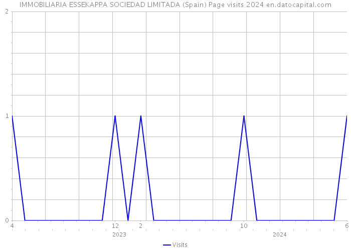 IMMOBILIARIA ESSEKAPPA SOCIEDAD LIMITADA (Spain) Page visits 2024 