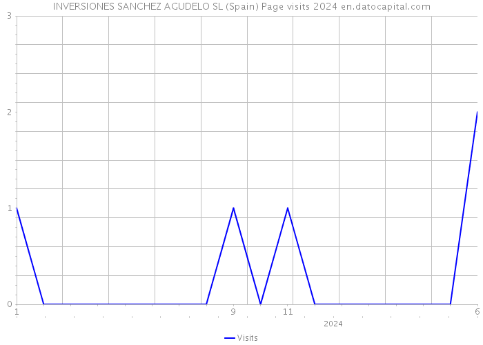 INVERSIONES SANCHEZ AGUDELO SL (Spain) Page visits 2024 