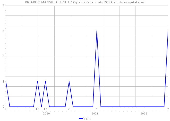 RICARDO MANSILLA BENITEZ (Spain) Page visits 2024 