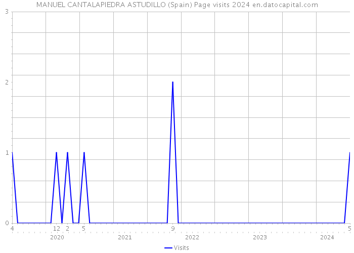 MANUEL CANTALAPIEDRA ASTUDILLO (Spain) Page visits 2024 