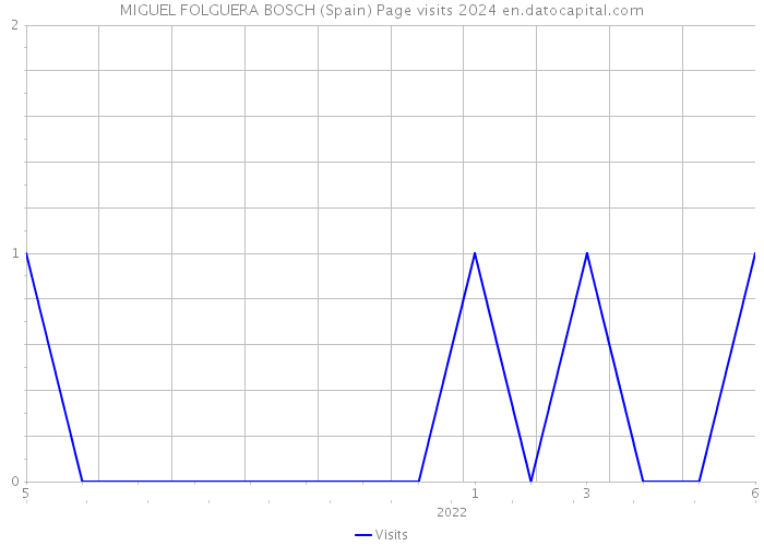 MIGUEL FOLGUERA BOSCH (Spain) Page visits 2024 