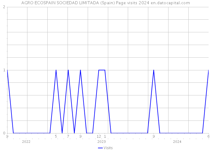 AGRO ECOSPAIN SOCIEDAD LIMITADA (Spain) Page visits 2024 