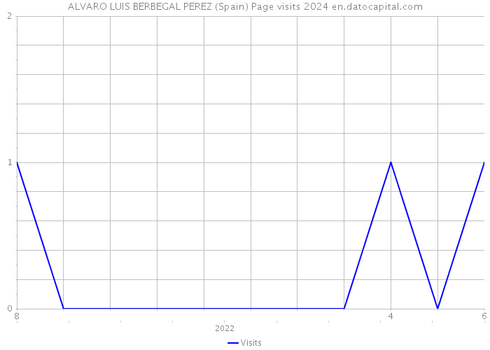 ALVARO LUIS BERBEGAL PEREZ (Spain) Page visits 2024 