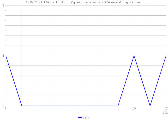 COMPOSTURAS Y TELAS SL (Spain) Page visits 2024 