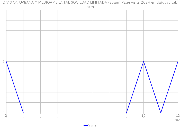 DIVISION URBANA Y MEDIOAMBIENTAL SOCIEDAD LIMITADA (Spain) Page visits 2024 