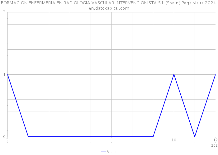 FORMACION ENFERMERIA EN RADIOLOGIA VASCULAR INTERVENCIONISTA S.L (Spain) Page visits 2024 