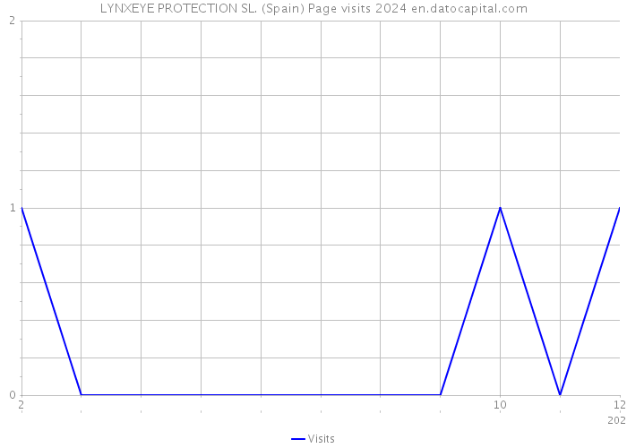 LYNXEYE PROTECTION SL. (Spain) Page visits 2024 