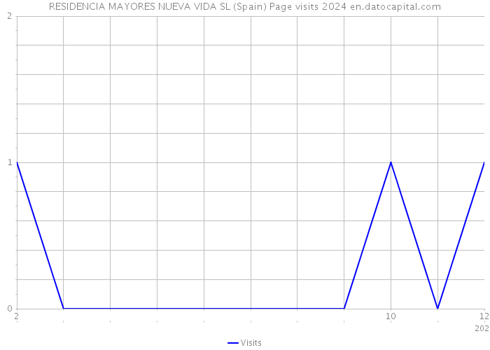 RESIDENCIA MAYORES NUEVA VIDA SL (Spain) Page visits 2024 