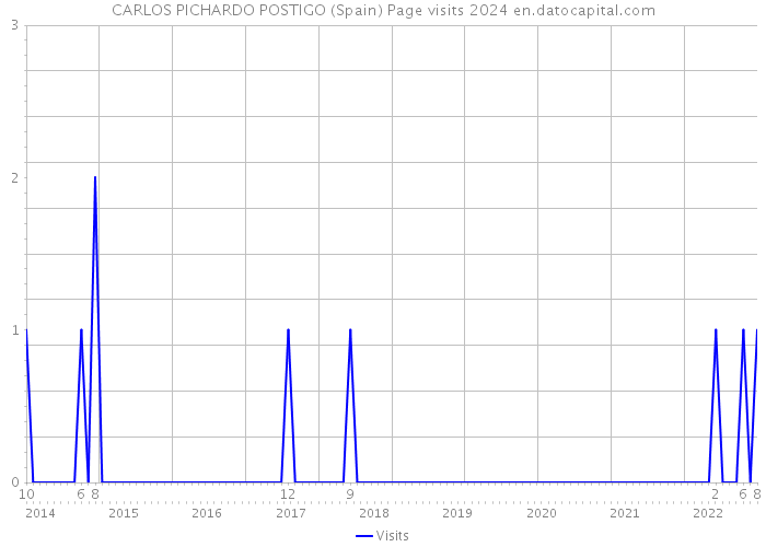 CARLOS PICHARDO POSTIGO (Spain) Page visits 2024 