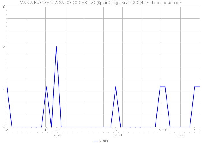 MARIA FUENSANTA SALCEDO CASTRO (Spain) Page visits 2024 