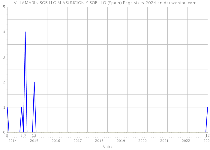 VILLAMARIN BOBILLO M ASUNCION Y BOBILLO (Spain) Page visits 2024 