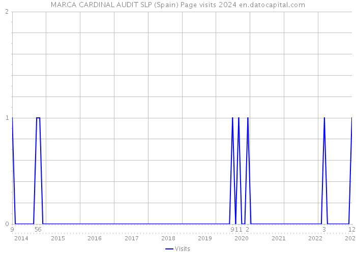MARCA CARDINAL AUDIT SLP (Spain) Page visits 2024 