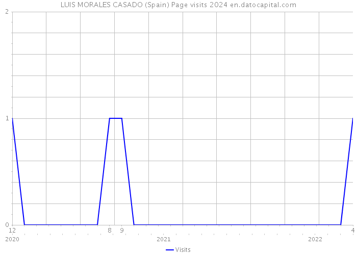 LUIS MORALES CASADO (Spain) Page visits 2024 