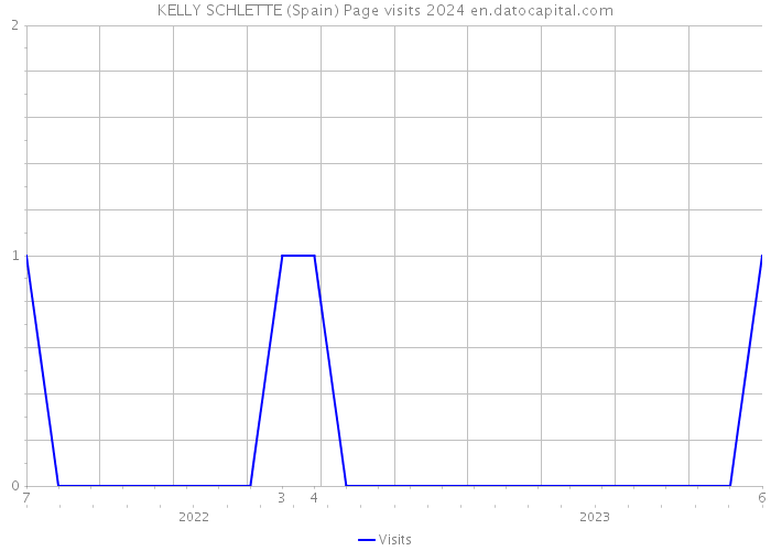 KELLY SCHLETTE (Spain) Page visits 2024 