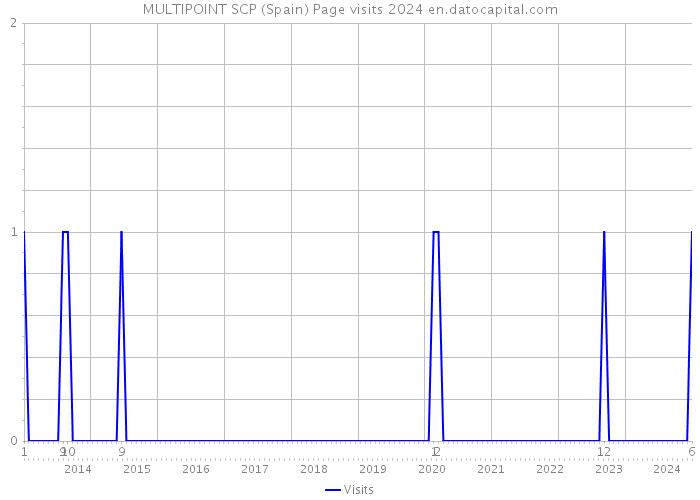 MULTIPOINT SCP (Spain) Page visits 2024 