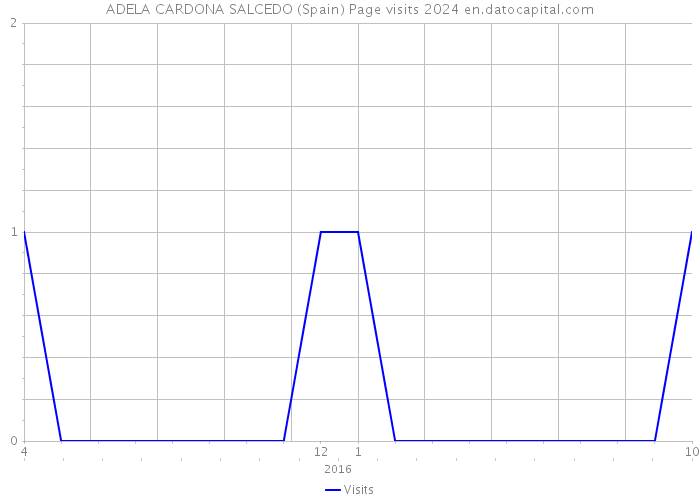 ADELA CARDONA SALCEDO (Spain) Page visits 2024 