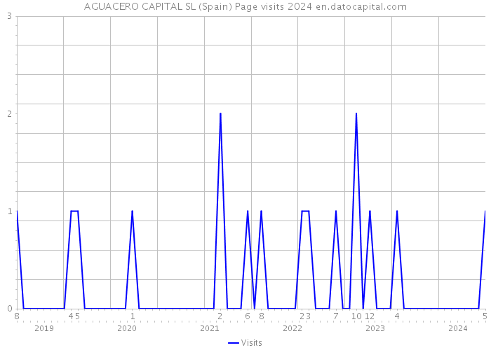 AGUACERO CAPITAL SL (Spain) Page visits 2024 