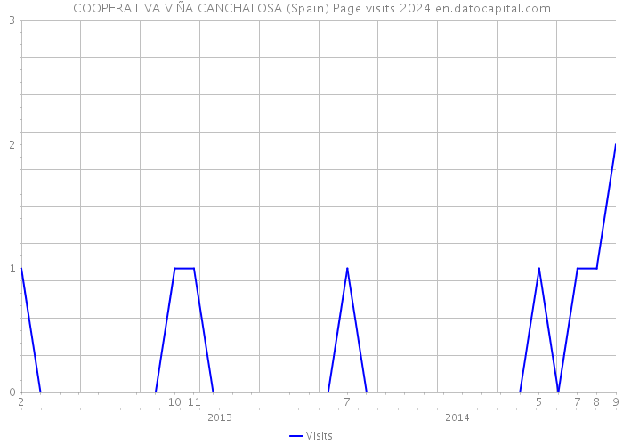 COOPERATIVA VIÑA CANCHALOSA (Spain) Page visits 2024 