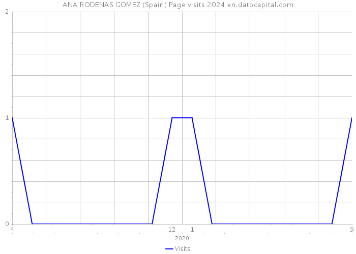 ANA RODENAS GOMEZ (Spain) Page visits 2024 