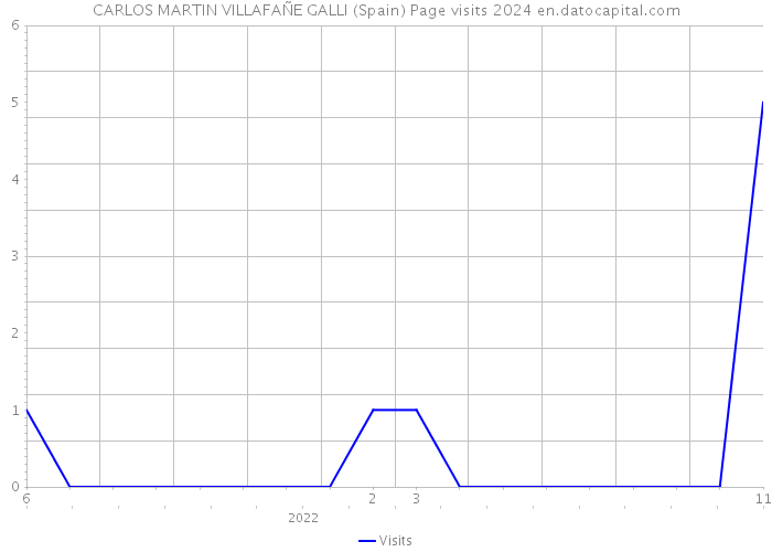 CARLOS MARTIN VILLAFAÑE GALLI (Spain) Page visits 2024 