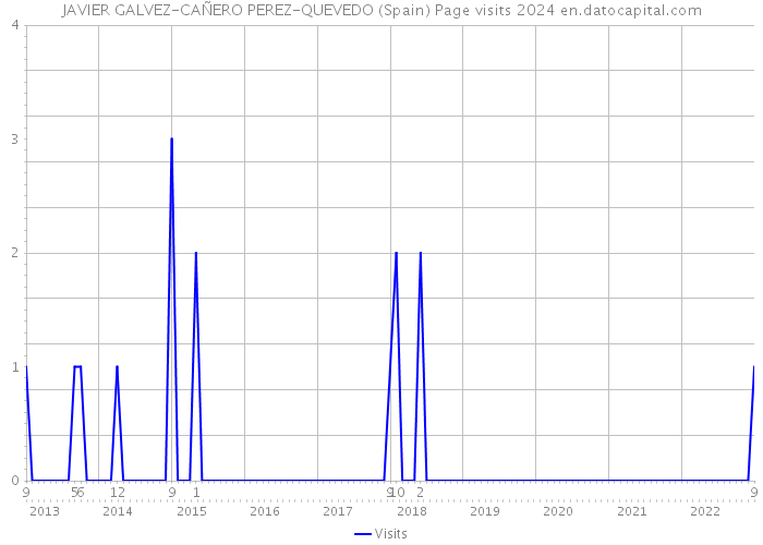 JAVIER GALVEZ-CAÑERO PEREZ-QUEVEDO (Spain) Page visits 2024 