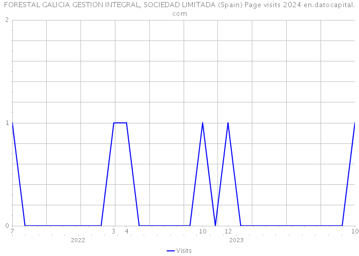 FORESTAL GALICIA GESTION INTEGRAL, SOCIEDAD LIMITADA (Spain) Page visits 2024 