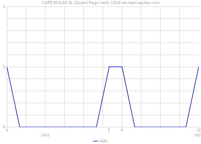 CAFE MOLAR SL (Spain) Page visits 2024 