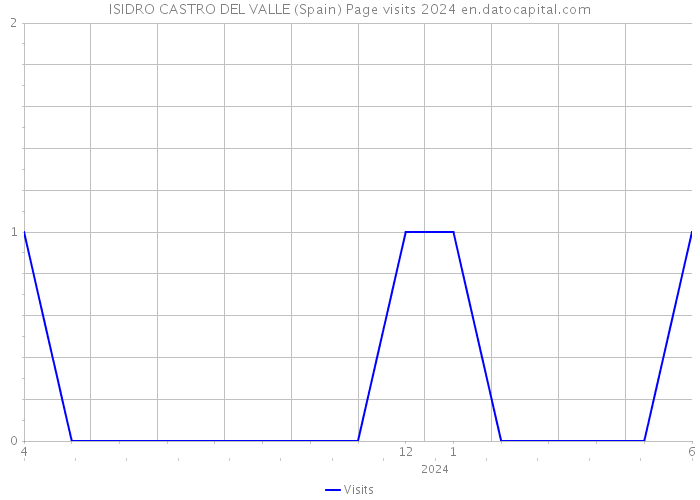 ISIDRO CASTRO DEL VALLE (Spain) Page visits 2024 