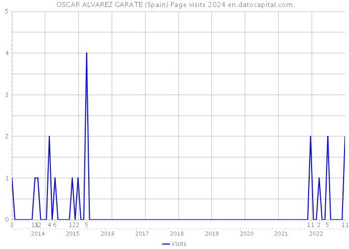 OSCAR ALVAREZ GARATE (Spain) Page visits 2024 