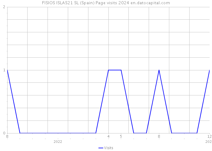 FISIOS ISLAS21 SL (Spain) Page visits 2024 