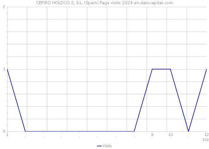 CEFIRO HOLDCO 2, S.L. (Spain) Page visits 2024 