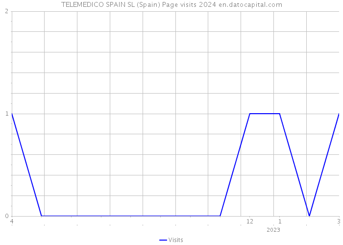 TELEMEDICO SPAIN SL (Spain) Page visits 2024 