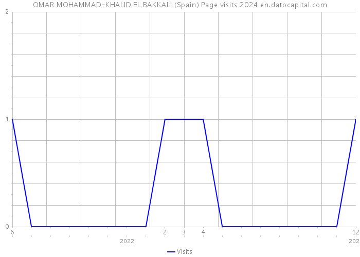 OMAR MOHAMMAD-KHALID EL BAKKALI (Spain) Page visits 2024 