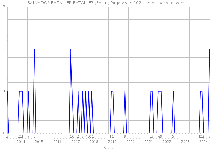 SALVADOR BATALLER BATALLER (Spain) Page visits 2024 