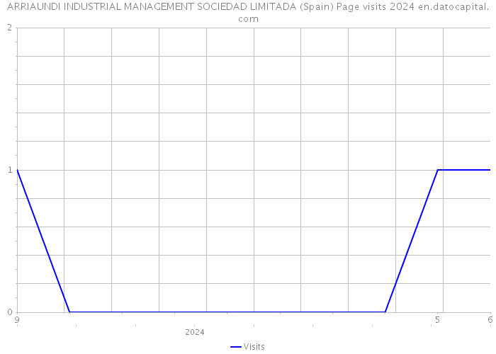 ARRIAUNDI INDUSTRIAL MANAGEMENT SOCIEDAD LIMITADA (Spain) Page visits 2024 