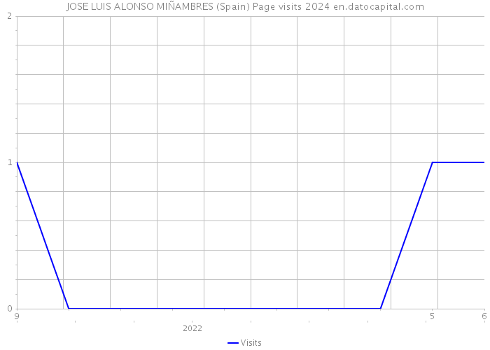 JOSE LUIS ALONSO MIÑAMBRES (Spain) Page visits 2024 