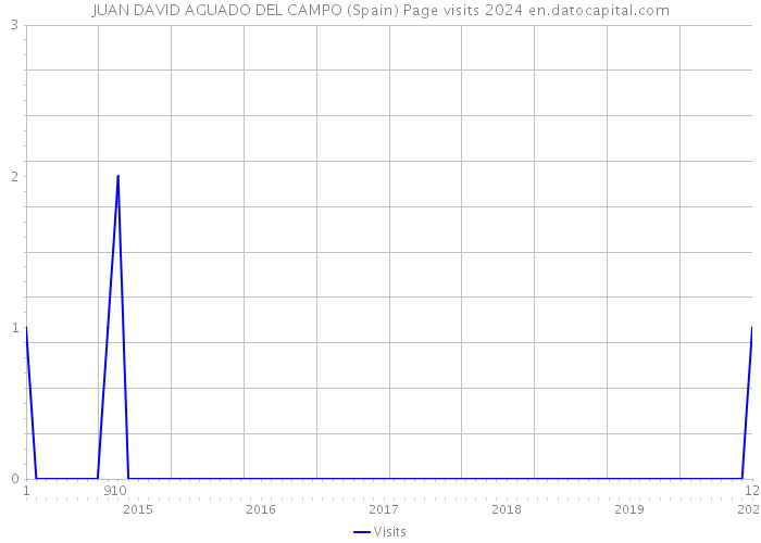 JUAN DAVID AGUADO DEL CAMPO (Spain) Page visits 2024 